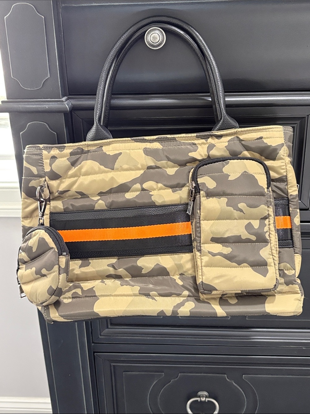 Think Royln camouflage bag. NWT